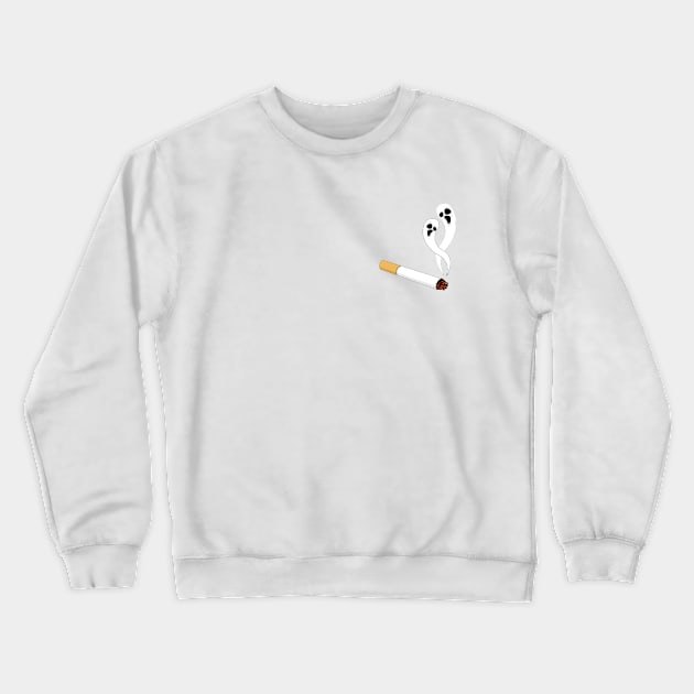 Ghostly smoke Crewneck Sweatshirt by DoctorBillionaire